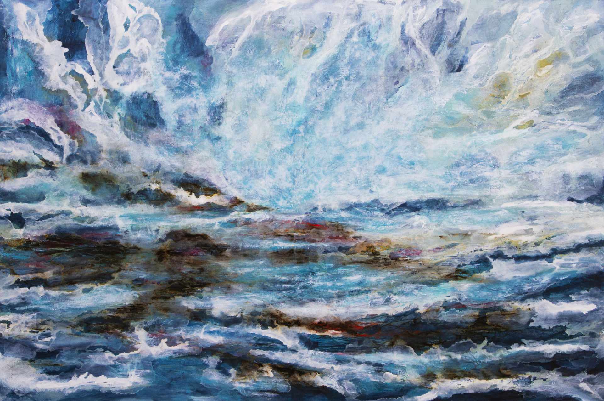 Gemälde aus der Ausstellung „High Tides“
